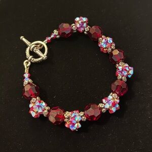 Stunning AB beaded bracelet